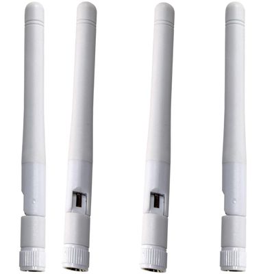 HQRP 4-Pack 2.4-2.5Ghz 2.5 dBi RP-SMA WiFi Booster Wireless Antenna WLAN for Alfa AC1900 / AWUS1900