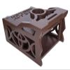 DEEJAY LED TBH1D3EQBNTOYOTA DJL One Din Two EQ Brown Paint Toyota Stylish Wooden Controller Case for Mobile Competitions view 1