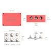 Almencla 500A Marine Bus Bar Busbar Box Big Power Distribution Block for Ship Direct Replaces, Red view 3