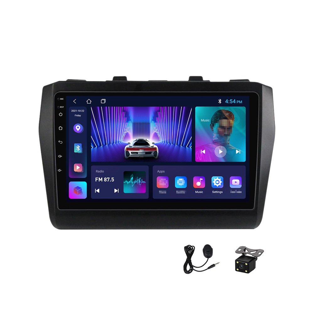 Android 12 Car Stereo, Bluetooth Car Radio 9 Inch Touch Screen for Suzuki Swift 2016~2020 Car GPS Navigation Multimedia Player Support 4G/WiFi/SWC/FM/RDS/Carplay,WiFi 2g+32g