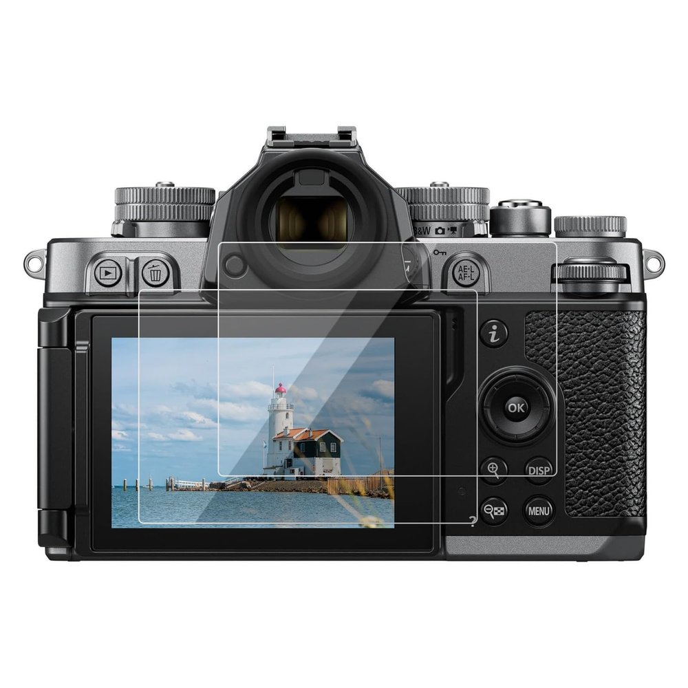 kinokoo Z50 II Zf Screen Protector - 0.25mm 9H Hardness Tempered Glass Film for Nikon Z50 II Zf Z5 Z5 II Z6 Z6 II Z 6III Z7 Z7-II Z8 Z9 Camera - Anti-Dust/Anti-scratch (2 packs)