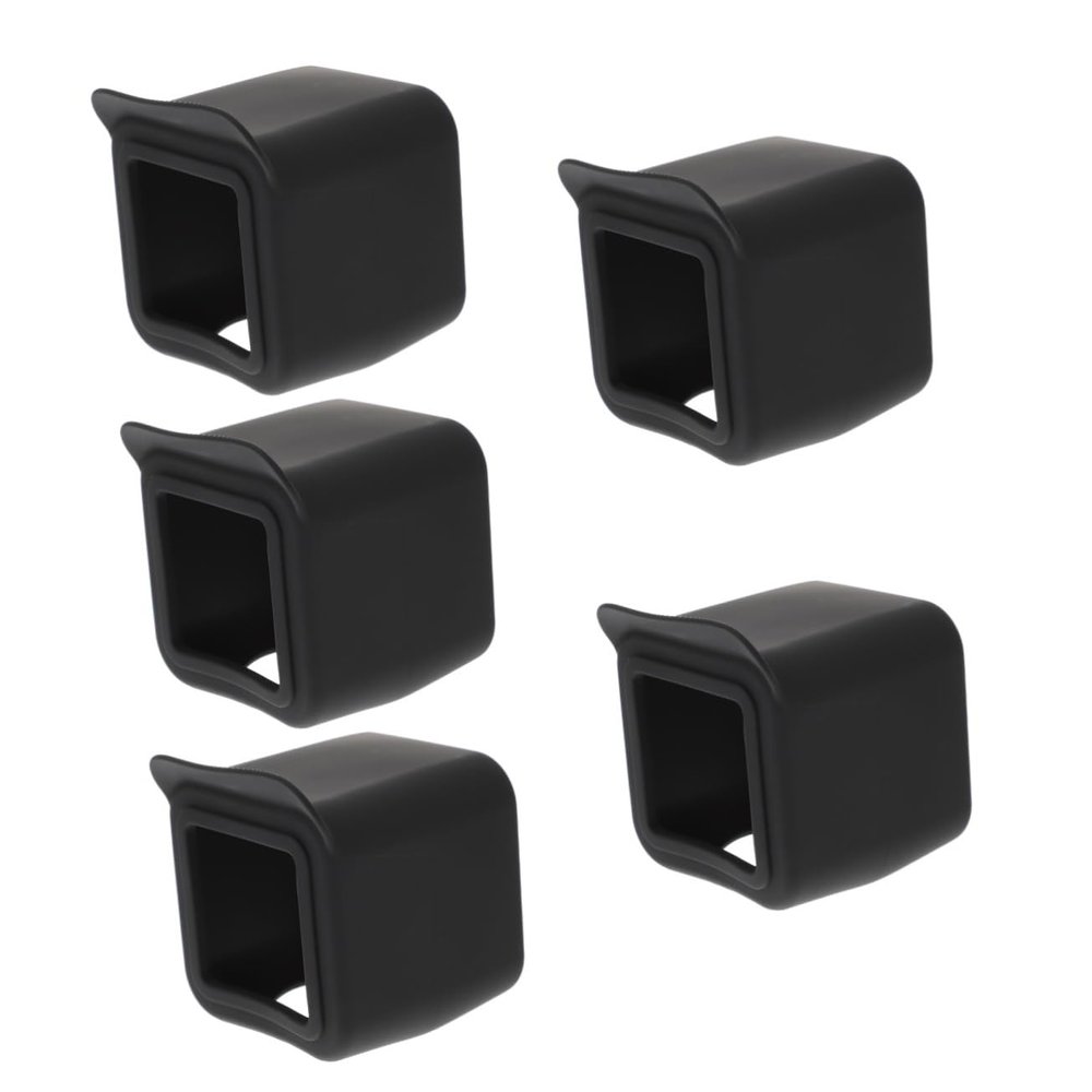 5pcs Monitor Camera Cover Silicone Protective Case Compatible Cam Easy to Install Compact and Flexible Design Essential Accessory for Ip Camera