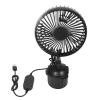 Car Fan Bus Cup Holder USB Speeds Cool Air for Trucks Car Fan Car Cup Holder for Lorry Automobile Vehicle Cooling Fans view 1