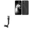 BoxWave Car Mount Compatible with Umidigi G1 - Rearview Mirror Car Mount, Rear View Mirror Adjustable GPS Car Mount - Jet Black view 1