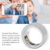 Fockety Smart Ring Health for Women & Men, Smart Health Ring Fitness, Continuously Records Sleep Quality, Heart Rate, Temperature, Oxygen and Pedometer (NO 18) view 2