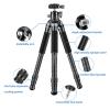 60 Camera Phone Tripod Stand,Load 6.6LB, Compatible with CanonDSLR Universal Tablet Phone Holder Remote Shutter view 2