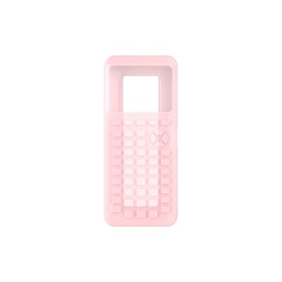 ZEZEFUFU Soft Scratch-Proof Protective Silicone Case for Texas Instruments TI-84 Plus CE Calculator, Pink