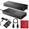 WD19 Dell Dock Station USB C - Docking Station Dual Monitor with 130W, HDMI Cable, Dual DisplayPort & Microfiber Cleaning Cloth - Laptop Docking Station (Renewed) view 1