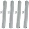 Audiosavings Bundle: (4) JBI COL600-WH 24" White 70V Commercial Slim Column Wall Mount Array Speaker view 1