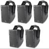 Audiosavings Bundle: (5) JBI AWC62-BK 6.5" 120w Black Indoor/Outdoor 70V Surface Mount Commercial Speaker view 1