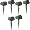 Audiosavings Bundle: (3) Pair JBI GSF3-GN 3" Landscape Ground Stake or Wall Mount 70v Commercial Speaker view 1