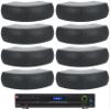 Audiosavings Bundle: (1) JBI VMA1120 Commercial/Restaurant 120W 70v Bluetooth Mixer/Amplifier, 5 Inputs Bundle with (8) Rockville Wet-D4 Black Dual 4" Indoor/Outdoor Commercial 70V Speaker (9 Items) view 1