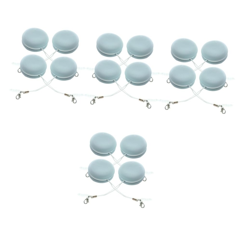 OSALADI 16pcs Macaron-Shaped Phone Screen Cleaner Microfiber for Glasses Laptops Tablets Cleaning Cloth for Stains and Dust Portable and Reusable