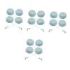 OSALADI 16pcs Macaron-Shaped Phone Screen Cleaner Microfiber for Glasses Laptops Tablets Cleaning Cloth for Stains and Dust Portable and Reusable view 1