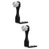 Uonlytech 2pcs Binoculars Telescope Bracket Mount Holder Full Metal Tripod Connector Anodic Treatment view 1