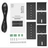 Audiosavings Bundle: (1) JBI VMA2120 2-Ch. Commercial/Restaurant 120W 70V Bluetooth Amplifier, 8 Inputs Bundle with (7) Cube by Rockville Pair of 3.5" Black 70v Swivel Wall Mount Speakers (8 Items) view 4