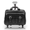 15" Leather Checkpoint-Friendly Patented Detachable -Wheeled Laptop Briefcase view 1