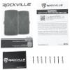 Audiosavings Bundle: (1) JBI CSMA1120 120w Commercial 70v Amplifier Mixer 4 Restaurant/Bar/Cafe Bundle with (2) 2 Rockville WET-6525B 6.5" 70V Indoor/Outdoor Wall Speakers in Black (3 Items) view 3