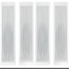 Audiosavings Bundle: (2) Pair JBI Control 126 W 6.5" 2-Way in-Wall Speakers for Home/Restaurant/Bar/Cafe view 1
