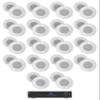 Audiosavings Bundle: (1) JBI VMA1240 Commercial/Restaurant 240W 70v Bluetooth Mixer/Amplifier, 5 Inputs Bundle with (36) Rockville MC80 Metal 8" 70V PA Ceiling Speakers (37 Items) view 1