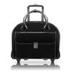15" Leather Patented Detachable -Wheeled Ladies' Laptop Briefcase view 1