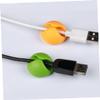 PartyKindom 6pcs Wire Hider Cord Management System Clip Cable Clips for Desk Wall Table Home Office view 3