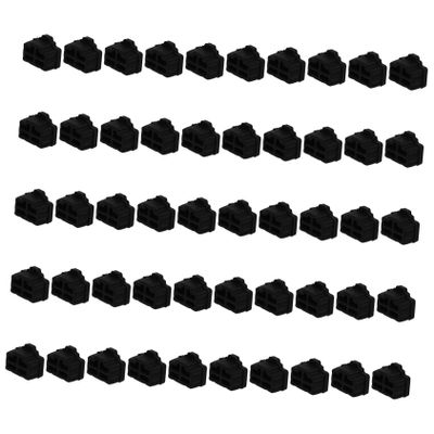 Uonlytech 100pcs Silicone Network Interface Covers Hub Port Plug Protectors Dust Plugs for Computer Dust Cover