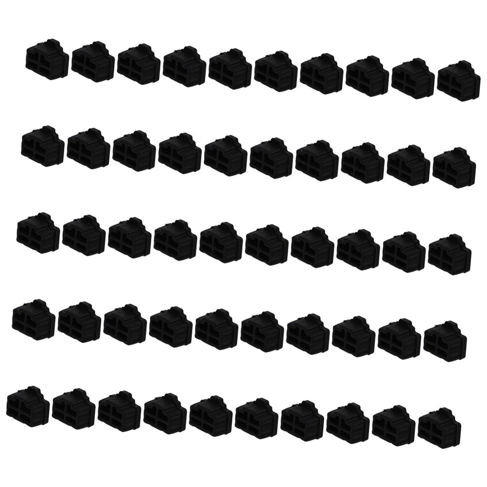 Uonlytech 100pcs Silicone Network Interface Covers Hub Port Plug Protectors Dust Plugs for Computer Dust Cover