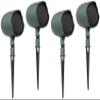 Audiosavings Bundle: (2) Pair JBI GSF3-GN 3" Landscape Ground Stake or Wall Mount 70v Commercial Speaker view 1
