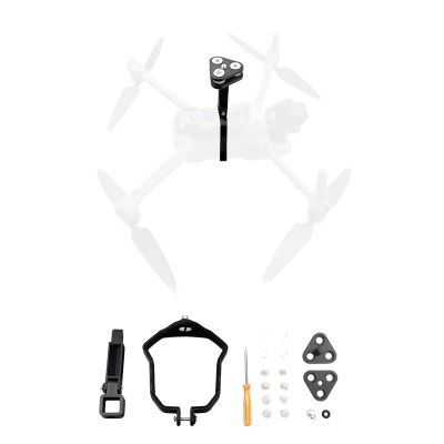 Multifunctional Adapter Mount for Action Camera/LED Flight Light, RC Quadcopter Body Bracket Holder for DJI Air 3 Drone