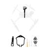 Multifunctional Adapter Mount for Action Camera/LED Flight Light, RC Quadcopter Body Bracket Holder for DJI Air 3 Drone