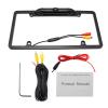 Car Rear View Backup Camera with 8 Bright LEDs Parking Reverse Night Vision CMOS HD Night Vision Reversing Assist Security US License Plate Frame view 1