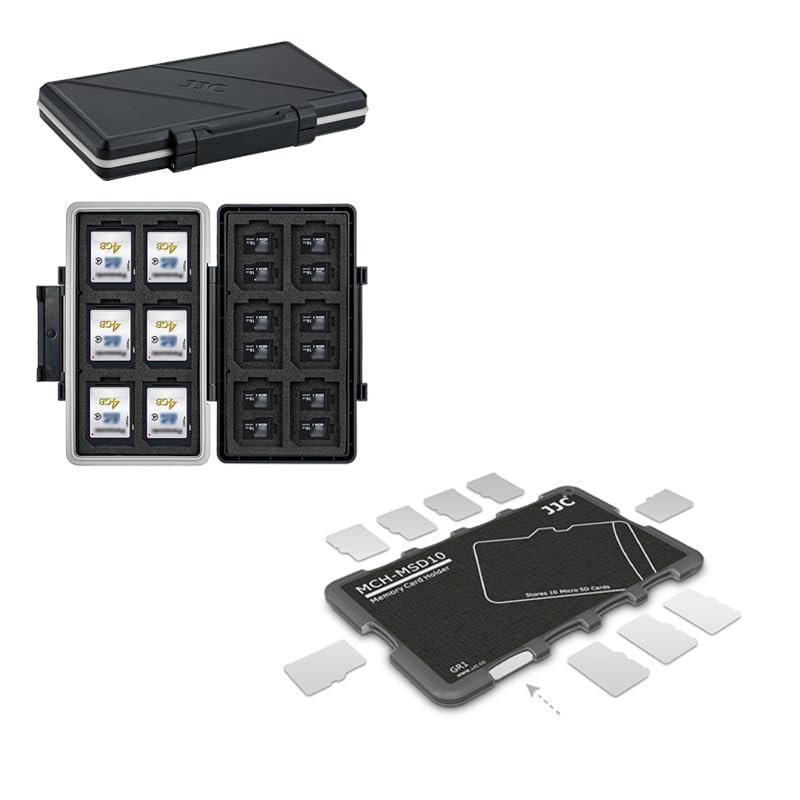 10 Slots Micro SD Card Case+36 Slots Memory Card Case