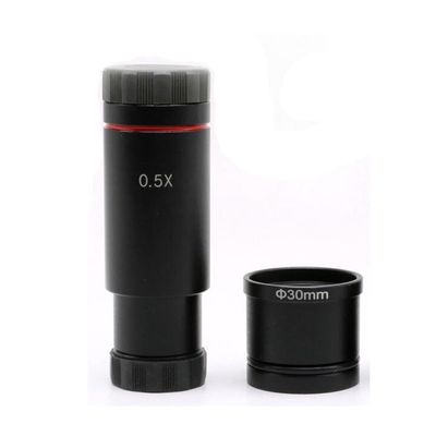 Microscope Accessories Kit 0.5X C Mount Lens Adapter 23.2mm 30mm 30.5mm Reduction Lens Camera Adapter for Digital Eyepiece Camera Microscope Slides (Color : 23.2mm and 30mm)