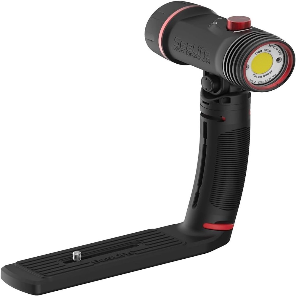 Sealife Sea Dragon 3000F Color Boost COB LED Underwater Photo-Video Light Kit for Scuba & Snorkeling Photography and Video, Capture Best Colors While Diving