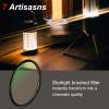 7artisans Streak Orange Transverse Backlight Starlight Brushed Effect Dreams Cinematic Effect Soft Focus Filter Transverse Line Screen Effect Superposable Filter for Camera Lens (77mm) view 4