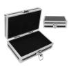 Aluminum Case Durable Heavy Duty Large Capacity for Toiletries & Crafting Tools Metal Strap Reinforcement Portable Storage Box Tool Organizer view 4