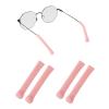 Omnful Upgrade Soft Knitting Cotton Glasses Ear Cushion, Eyeglasses Temple Tips Sleeve Retainer, Anti-Slip Elastic Eyeglasses Ear Grips for Glasses Sunglasses- Eye glasses Ear Cushions (2pairs Pink) view 1