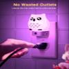 DORESshop Owl Night Light with Cat Night Light for Kids view 4