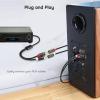 Devinal 6.35 mm to 2RCA Cable, 1/4 inch TRS to 2 RCA Female Splitter Stereo Audio Adapter Cable, 1 Feet view 3