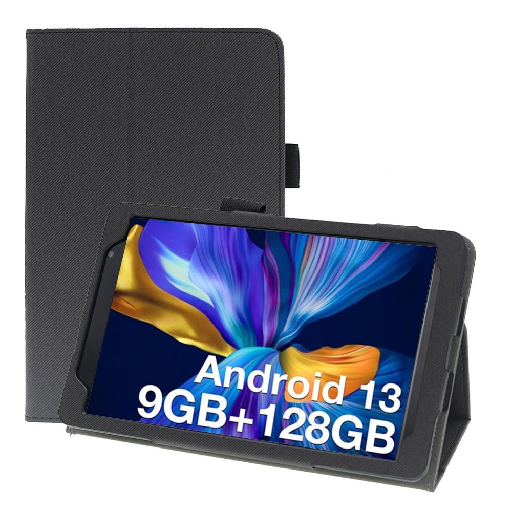 AIJAKO Tablet Case for DOOGEE T20 Mini/DOOGEE T20 Mini Pro 8 Inch Tablet, Premium PU Leather Folio Folding Stand Protective Case Cover with Hand Strap Magnet for DOOGEE T20 Mini/DOOGEE T20 Mini Pro