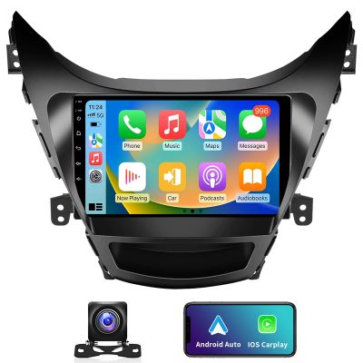 5G WiFi 4GB+32GB Car Stereo Upgrade Radio for Hyundai Elantra 2011 2012 2013,9.2 inch Touch Screen Radio Head Unit with Wireless Carplay Android Auto FM RDS Bluetooth WiFi GPS + 1080P Backup Camera
