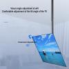Adjustable Tilt Swivel TV Ceiling Mount, Telescopic Height Adjustment, for 32 to 75 Inch TV Swivel and Tilting Bracket TV Bracket view 3
