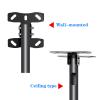 Ceiling Mount Tv Bracket Flip Down, Holds Up to 50kg Screens, Tilt Swivel Telescopic Bracket TV Bracket view 3