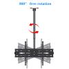 Ceiling Mount Tv Bracket Flip Down, Holds Up to 50kg Screens, Tilt Swivel Telescopic Bracket TV Bracket view 4