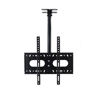 TV Ceiling Mount, Adjustable Swivel Ceiling TV Bracket for Most 26-55 Inch TVs, TV Pole Holds Up to 50kg/110lbs, Fits Vaulted and Sloped Ceilings TV Bracket