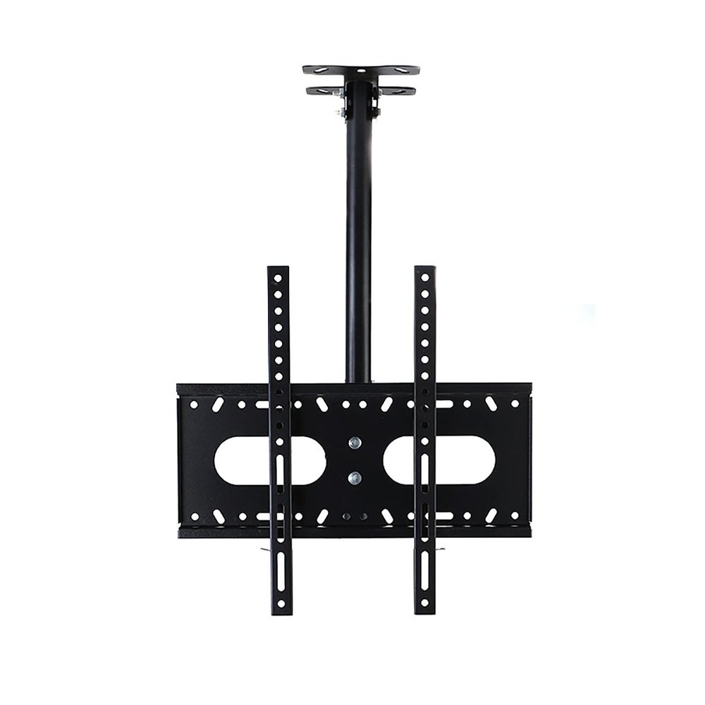 TV Ceiling Mount, Adjustable Swivel Ceiling TV Bracket for Most 26-55 Inch TVs, TV Pole Holds Up to 50kg/110lbs, Fits Vaulted and Sloped Ceilings TV Bracket