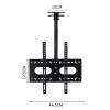 TV Ceiling Mount, Adjustable Swivel Ceiling TV Bracket for Most 26-55 Inch TVs, TV Pole Holds Up to 50kg/110lbs, Fits Vaulted and Sloped Ceilings TV Bracket view 2