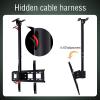Adjustable Ceiling TV Mount Bracket, Swivel and Tilt TV Mount Fit Most LCD Flat Screen and Curved TVs, with Loading 170 Lbs, Mount On Ceilings TV Bracket view 3