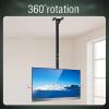 Adjustable Ceiling TV Mount Bracket, Swivel and Tilt TV Mount Fit Most LCD Flat Screen and Curved TVs, with Loading 170 Lbs, Mount On Ceilings TV Bracket view 4